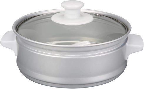 3 (RC-03R) Tayama Rice Cooker with Steam Tray Cup, White