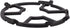 Cast Iron Wok, Non Slip Black Cast Iron Stove Rack for Frying Pans, Craft Pans, Carbon Steel Pans