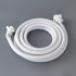 6.6FT 2-Meter Washing Machine Water Supply Pipe Extension, Fully Automatic Drum Inlet Hose with Steel Head