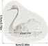 Swan Silicone Fondant Molds For Chocolate Cupcake Topper Cake Decoration Candy Polymer Clay Gum Paste by FCKEMLDS