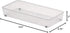 Spectrum Diversified Modern Kitchen Cutlery Organizer Tray, Hexa Drawer, 6 x 12, Clear Frost