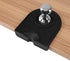 Silicone Coffee Tamp Mat, Anti-Skid Espresso Tampering Corner Pad Tool (Black)