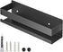 Floating Shelves Wall Mounted, Rustproof Stainless Steel Bathroom Shelf, Black Nail-Free Kitchen