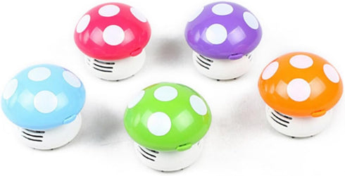 LIFKOME Mini Desktop Vacuum Cleaner, Handheld Mushroom Vacuum, Steam Cleaner for Computer Keyboard, Car, Dining Table