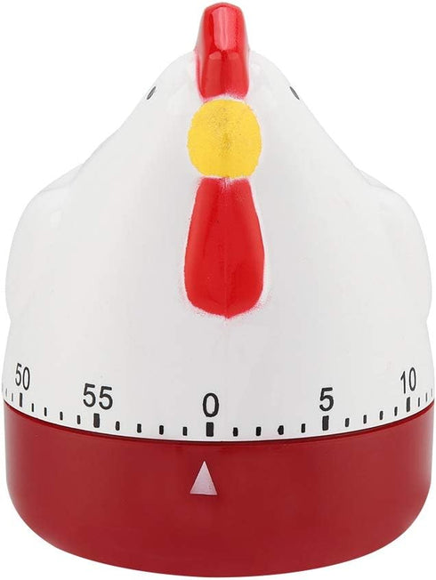 Alinory Chicken Timer, Lovely Chicken Timer Mechanical Kitchen Cooking Alarm Clock for Home Decor Timing Reminder