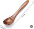 Wooden Spoons Set of 6, Beechwood Honey Spoons for Non Stick Kitchen Cookware, Natural Wood Utensils