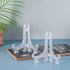 Artliving 5 Inch Clear Plastic Easels, Stand/Plate Holders for Displaying Pictures at Weddings, Home Decoration,