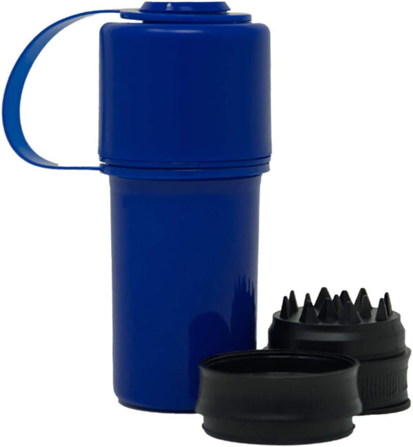 HEMPER Keeper 3-IN-1 Grinder + Storage System with Smell Proof Storage With Travel Ready Tether Strap | Lightweight by Hemper