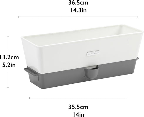 Cole & Mason Triple Self-Watering Herb Keeper - Burwell