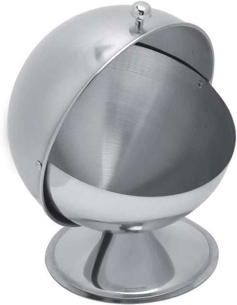Fdit Stainless Steel Spice Condiment Jar Box with Swivel Cover, Salt Sugar Container for Kitchen