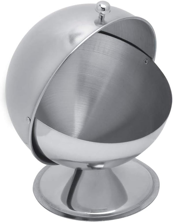 Fdit Stainless Steel Spice Condiment Jar Box with Swivel Cover, Salt Sugar Container for Kitchen
