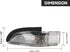 Front Left Side Wing Mirror LED Turn Signal Light, Compatible for Toyota Corolla 2014-2019, Replace Part 8174052050