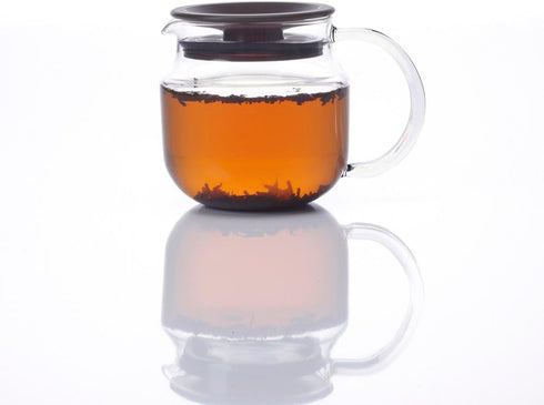 Kinto 8685 One-Touch Teapot, 21.8 fl oz (620 ml), Brown
