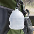 Portable Collapsible Plastic Wine Glass, BPA Free, with Safety Carrier, 1pcs, Transparent
