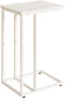 Aibiju C Shaped End Table, Small Side Table for Sofa and Bed,