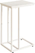 Aibiju C Shaped End Table, Small Side Table for Sofa and Bed,