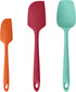 U-Taste Silicone Baking Spatula Set, 600ºF High Heat Resistant Food Grade Flexible Rubber Kitchen Cooking Utensils