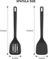 NileHome Silicone Spatula Set, High Heat Resistant BPA-Free Premium Food Grade Rubber Spatulas, Stainless Steel Handle Coated with Silicone One Piece Seamless Design for Scraping, Baking, Cooking by NileHome