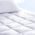 Queen Mattress Topper and Pad Cover, Extra Thick Luxury Down Alternative Cooling Bed Topper, 18 Inch Deep Pocket