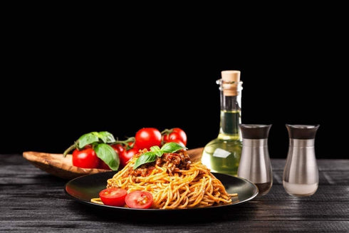 Lonffery Salt and Pepper Shakers Set, Stainless Steel and Glass Bottle, Kitchen Decor, Set of 2