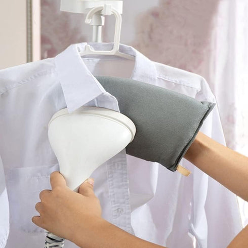 3 Pack Mini Ironing Board Garment Steamer Ironing Gloves, Steam Resistant Gloves with Finger Ring, Heat Resistant