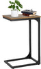 PayLessHere C-Shaped End Table Couch Table That Slide Under Small Side Tables for