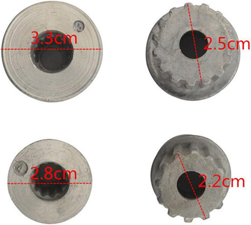 12 Teeth Replacement Washer Pulsator Assembly Core Gear Connector for LG Automatic Washing Machine Repair Part (Outside