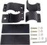 Tube Clamp 2Pcs, Universal Bull Bar Mounts Bracket Kit for Car Crash Bar Guard