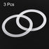 MECCANIXITY White Silicone Gasket Seal for Coffee Maker, Replacement Ring 72x88x2.5mm for 12-Cup Aluminium Pot, Pack of