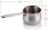 Saucepan, Stainless Steel Milk Pan 12cm, Soup Pot for Induction and Oven, Non Stick Milk Pot, Dishwasher Safe Cookware(Sliver) by LVOERTUIG