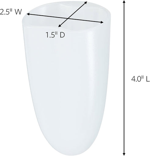 Command 1-Holder, 1- Bath Razor Holder, Clear Frosted, Water-Resistant Strip, Organize Damage-Free