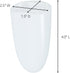 Command 1-Holder, 1- Bath Razor Holder, Clear Frosted, Water-Resistant Strip, Organize Damage-Free