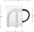 OVENTE 2-in-1 Coffee Press and Tea Maker, 20 Ounce with High Grade Stainless Steel Infuser, Borosilicate Glass, Clear