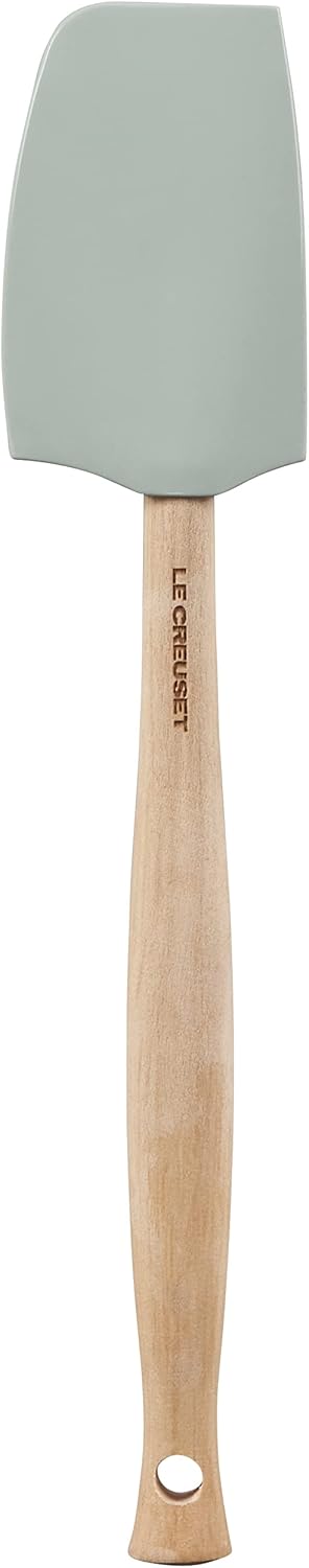 Le Creuset Silicone Craft Series Medium Spatula, 11 1/8" x 2 1/4", Sea Salt