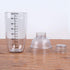 FEOOWV Plastic Cocktail Shaker, Hand Drink Mixer Boba Tea Shaker Cup with Scales, 24 oz / 700cc