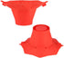 Red Folding Popcorn Bowl, Microwave Oven Popcorn Popper, DIY Silicone Maker for Home Kitchen