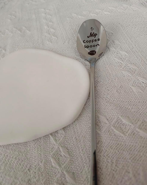 Coffee Gift Spoons for Women Men - Funny My Coffee Spoon for Dad, Wife, Christmas Birthday Gift for Friends