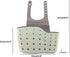 Kitchen Sink Caddy Sponge Holder, Hang Basket for Scrubber Dish Brush, Light Blue Kitchen Accessories Organizer