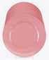 Calypso Basics Melamine Salad Plates Set of 6, 8.5 Inch, Gray, BPA-Free, Break-Resistant