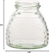 RetroPak 3 oz. 24 Glass Skep Jar for Honey ct. w/metal lids - choose design (Gold)