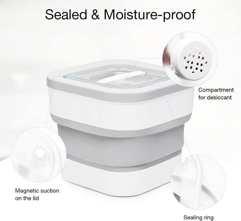Conworld Laundry Detergent Container, Laundry Powder Dispenser with Scoop for Laundry Room Dcor and Accessories, Space