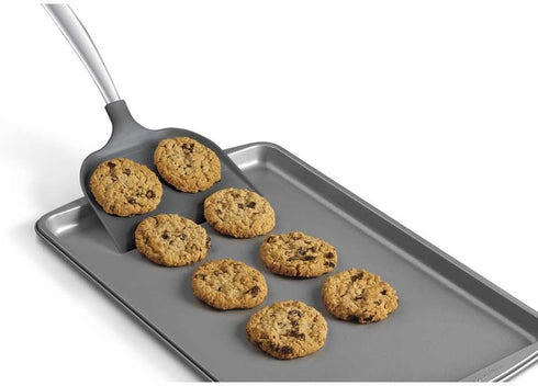 Wilton Extra Wide Really Big Cookie Spatula for Kitchen Use, Gray, Stainless Steel Handle