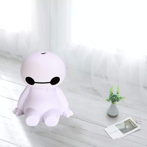 INVODA Portable Small Cool Mist Humidifiers Mini USB for Travel, Car, Office Room, Bedroom (White)