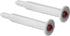 Harniruco 2 inches 2 Set, Basic Plastic Pop-up Poultry Turkey Thermometer for Cooking, in Length Piece Meat Thermometer