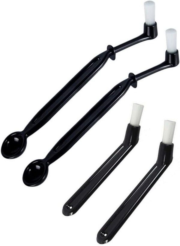 Set of 4pc Espresso Coffee Machine Cleaning Brush & Descaling Spoon Tool