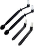 Set of 4pc Espresso Coffee Machine Cleaning Brush & Descaling Spoon Tool