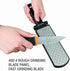 GANZO Firebird ProSharp Multifunctional Diamond Tungsten Steel Ceramic Sharpener - Double Sided Stone - Outdoor Field Knife Sharpener - Pointed Tools Micro Sharpener - Lightweight, Compact, Handheld by Firebird