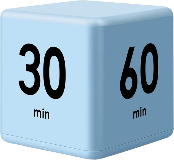 DQDEDIAN Cube Timer, Kids Timer with Gravity Sensor Flip 15 20 30 60