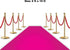Red Carpet Floor Runner for Hollywood Party Decoration, Fabric 100 GSM (Pink, 2x15 Feet)