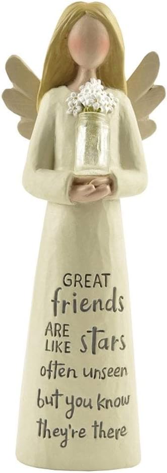 Blossom Bucket Friend Like Stars Angel with Flowers